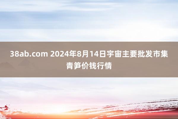 38ab.com 2024年8月14日宇宙主要批发市集青笋价钱行情