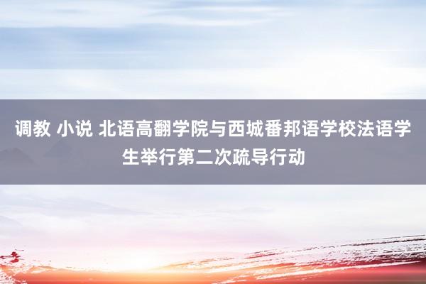 调教 小说 北语高翻学院与西城番邦语学校法语学生举行第二次疏导行动